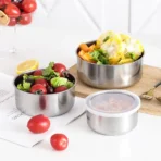5Pcs Food Storage Lunch Box Stainless Steel