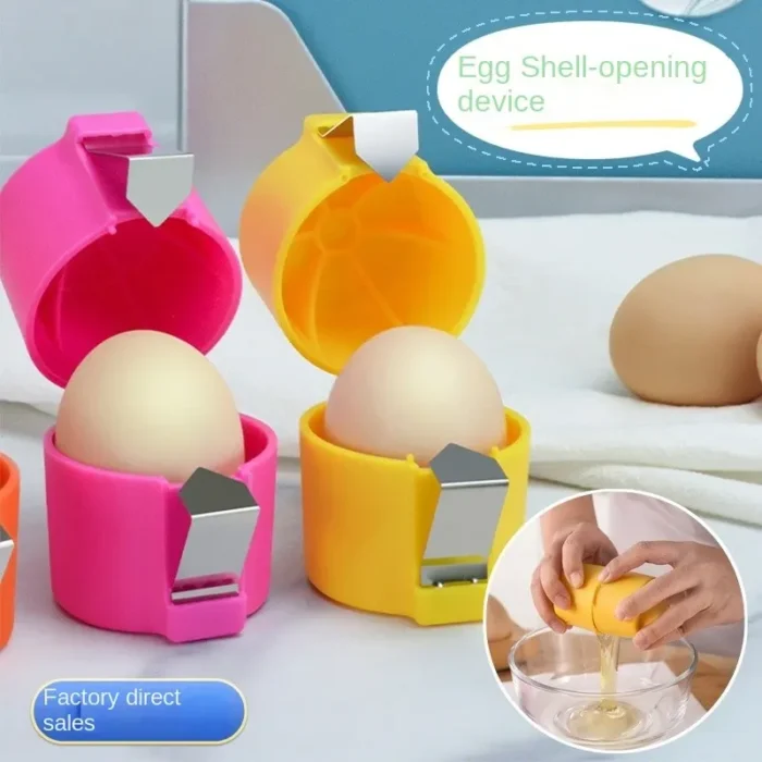 Egg Shell Opener Eggs Cracking Separator Egg Breaker Home Kitchen Baking Tools