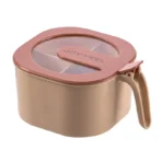 Multi Storage 4 Section Kitchen Spices Lid Box With Spoons pice Storage Spice Containers with Serving Spoons Spices Storage Box