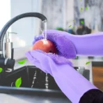 Silicone High Quality Dish Washing Kitchen Hand Gloves