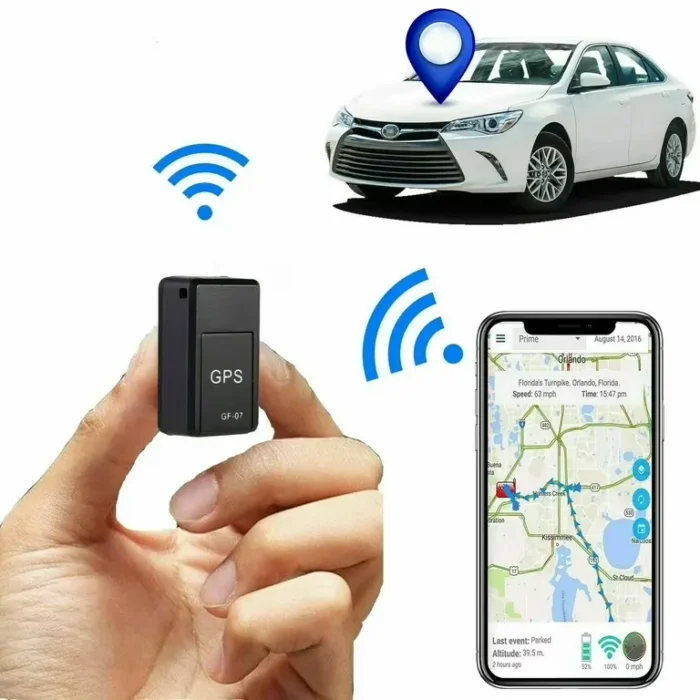 Magnetic GF-07 Mini Real Time GPS Tracker - Mini Real Time GPS Tracker - Mini GPS Real Time Car Locator Tracker GSM/GPRS Tracking Device - - Image 1
