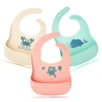 Baby Tray Silicone Bibs