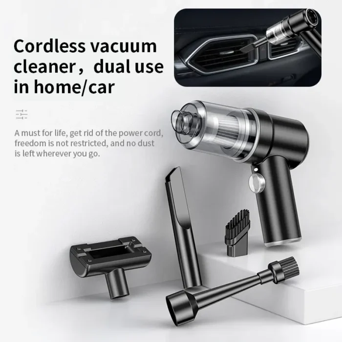 Car Vacuum Cleaner - Wireless Vacuum Cleaner with Powerful Suction - Image 2