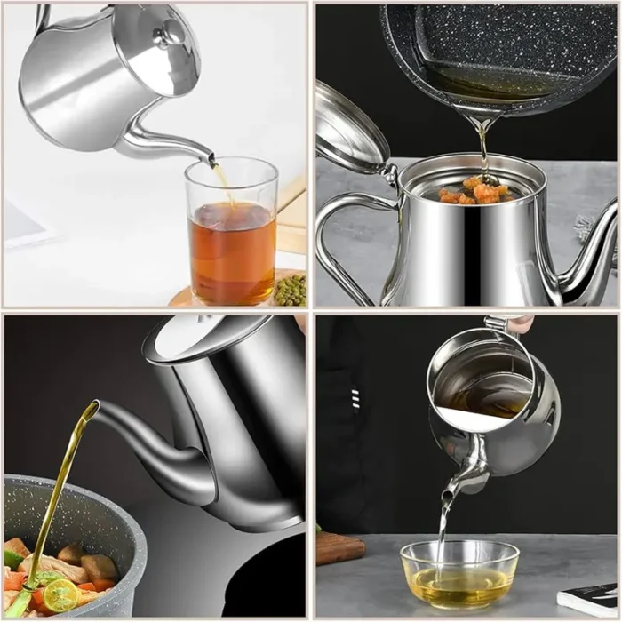 Oil Strainer Pot Stainless Steel
