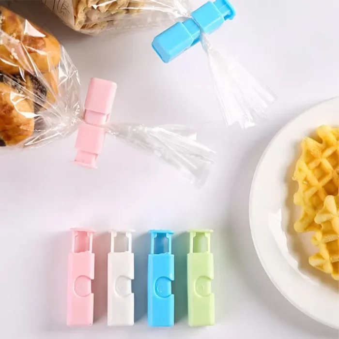 10Pcs Reusable Bag Sealing Clips for Food Fruit Bread Storage