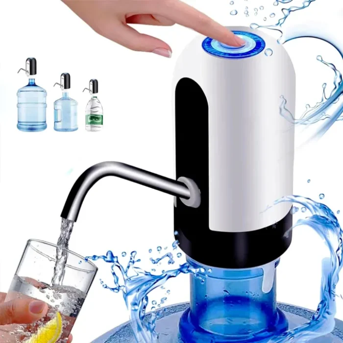 Electric Water Bottle Pump - USB Charging Automatic Drinking Water Dispenser - Image 1