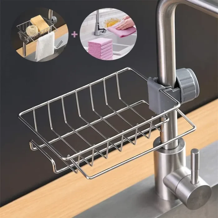 Kitchen Faucet Sink Rack - Kitchen Stainless Steel Sink Drain Rack