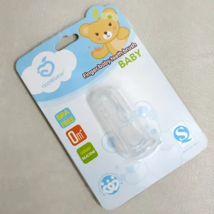 Apple Bear Baby Silicone Finger Toothbrush