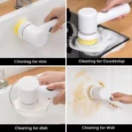 ELECTRICALLY 5IN ONE MAGIC BRUSH FOR DISHWASHER and kitchen accessories