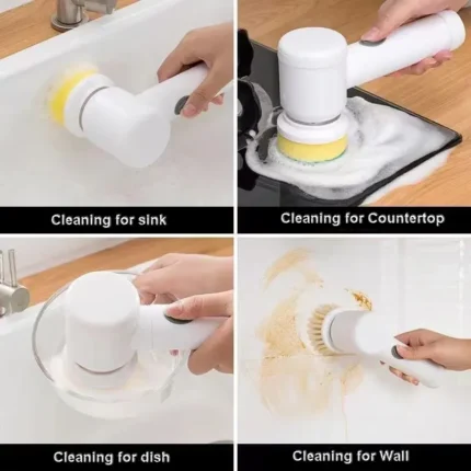 ELECTRICALLY 5IN ONE MAGIC BRUSH FOR DISHWASHER and kitchen accessories