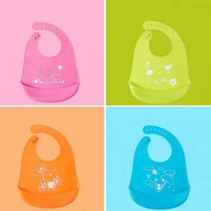 Baby Silicone Tray Bibs