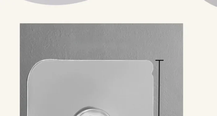 Transparent Wall Hook With Nut