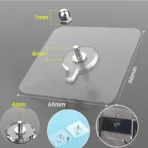 Transparent Wall Hook Nut