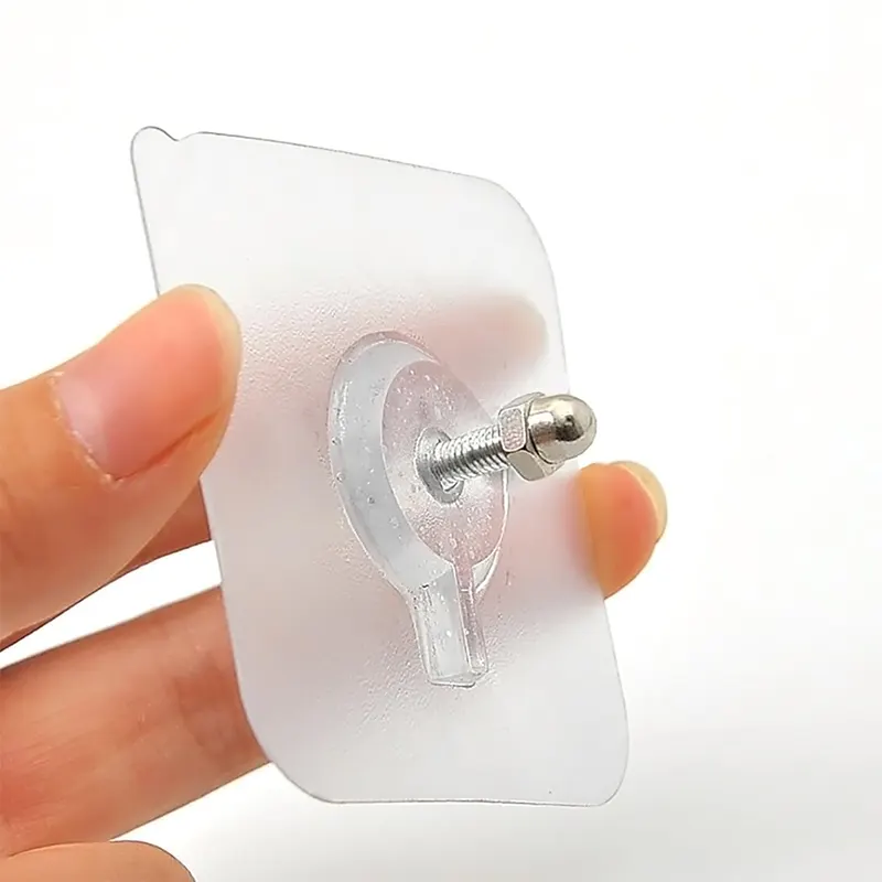 Transparent Wall Hook With Nut