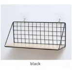 BaiBnn Wall Shelf Wall Rack Wall Wall Rack Bedroom Bathroom Wall Dormitory Artifact Bedside Storage Rack (Color : White, Size : 40X11X14cm)