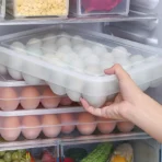 Smart 34 Grid Egg Storage Box | Kitchen Food Storage & Dispenser for Home & Office