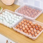 Smart 34 Grid Egg Storage Box | Kitchen Food Storage & Dispenser for Home & Office