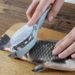 Fish Scaler, Fast Fish Scale Remover, Fish Descaler Tool Skin Brush Scraping Cleaning Peeler Scraper