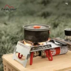 Portable Gas Stove For Camping Picnic Cooking Mini Gas Stove for Travelling Folding Furnace Burner Butane Gas Stove With Gas bottle