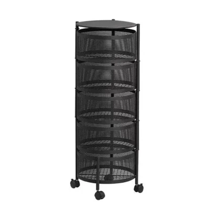 Round Shape Vegetable Basket Kitchen Storage Racks
