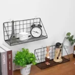 BaiBnn Wall Shelf Wall Rack Wall Wall Rack Bedroom Bathroom Wall Dormitory Artifact Bedside Storage Rack (Color : White, Size : 40X11X14cm)