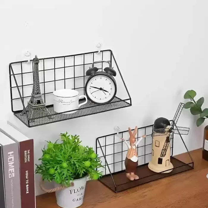 BaiBnn Wall Shelf Wall Rack Wall Wall Rack Bedroom Bathroom Wall Dormitory Artifact Bedside Storage Rack (Color : White, Size : 40X11X14cm)