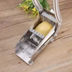 French Fry Stainless Steel Potato chipper machine, with 2 Blades Machine Maker Slicer, Easy Home Made French Fries Machine Chips Cutter, Salad Vegetable & Potato Chipper by Levelex