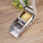 French Fry Stainless Steel Potato chipper machine, with 2 Blades Machine Maker Slicer, Easy Home Made French Fries Machine Chips Cutter, Salad Vegetable & Potato Chipper by Levelex