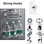 Transparent Wall Hook With Nut