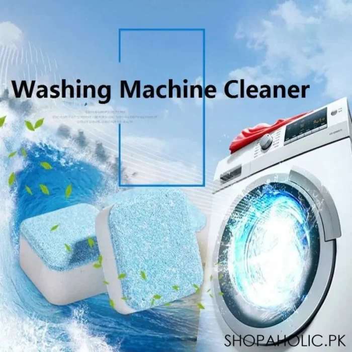 Washing Machine Cleaner 24 Tablets - Deep Cleaning Descaler Pods For HE Front Loader & Top Load Washer, Septic Safe Eco-Friendly Deodorizer, Clean Inside Drum And Laundry Tub Seal - 12