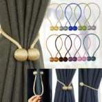 Magnetic Ball Curtain Tiebacks