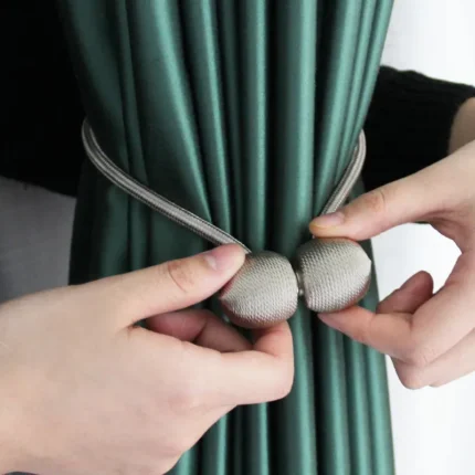 Magnetic Ball Curtain Tiebacks