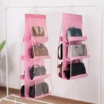 6 Pocket Foldable Hanging Bag