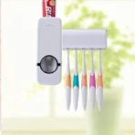 Automatic Toothpaste Dispenser and Brush Holder Set