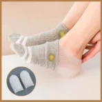 Invisible Height Increase Silicone Socks Gel Heel Pads Orthopaedic Arch Support Very Cushion Soles Insole Foot Massage Unisex
