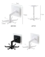 360 Degrees Rotating Hook Holder