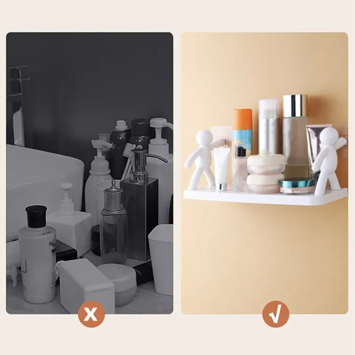 Creative Bathroom Storage Shelves