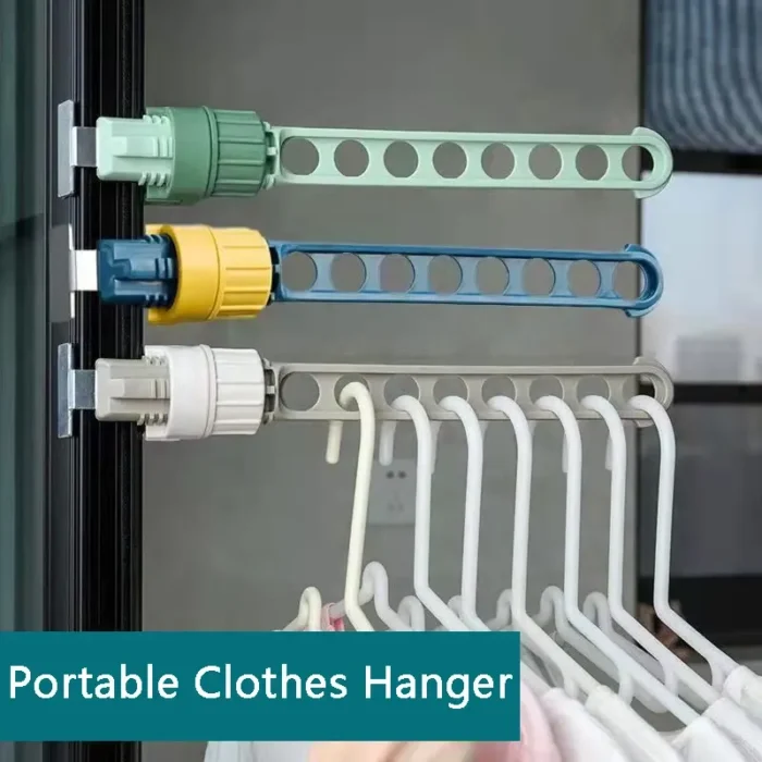 Portable Clothes Drying Rack for Travel Space Saver Window Hanger Creative Wall Mount Indoor Drying Rack for Clothes