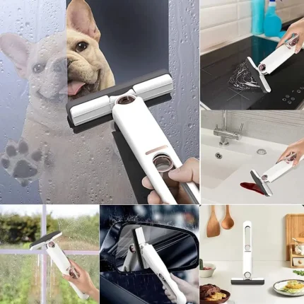 Trending Mini Handheld Portable Cleaning Mop – For Bathroom, Car, Window & Glass Cleaning