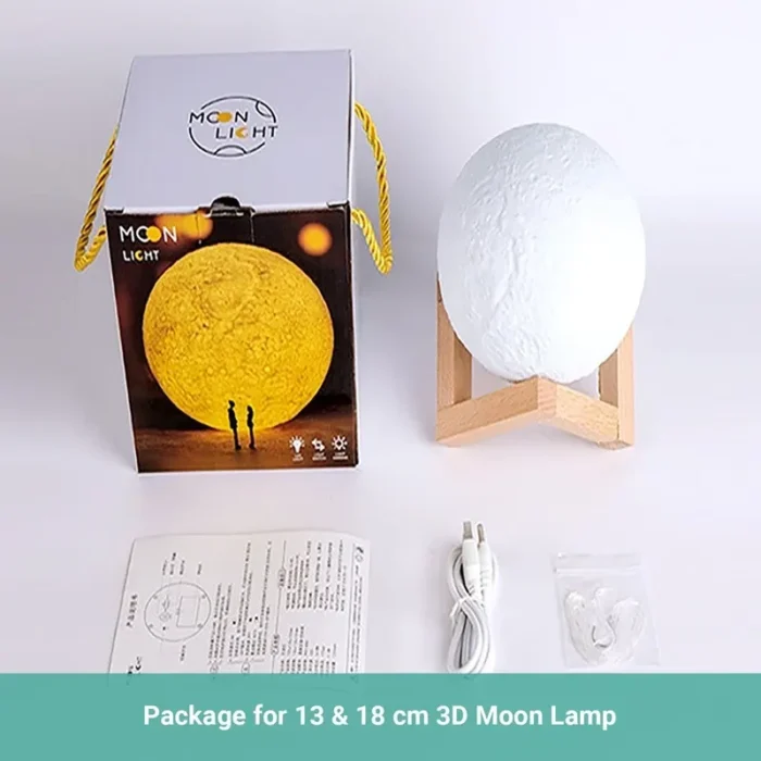 UR Moon Lamp Light Night Cool Mist Purifier | Touch Control | RGB Color