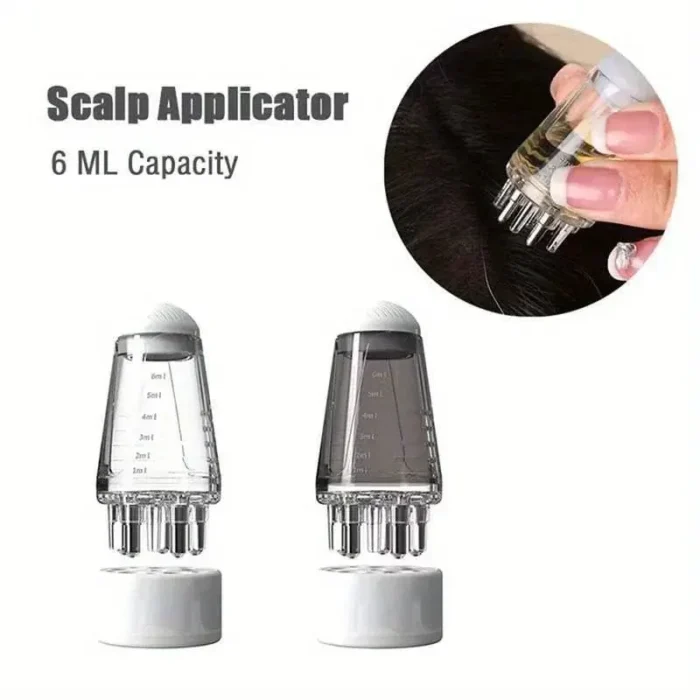 Portable Hair Oil Or Scalp Applicator Comb 6ml
