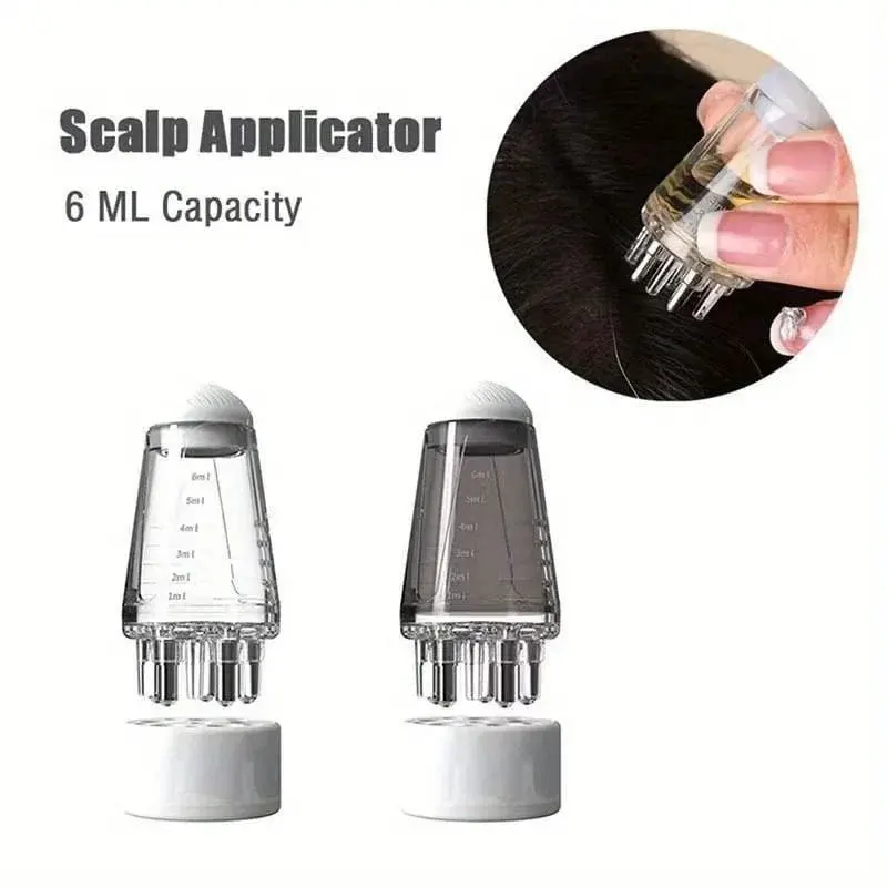 Portable Hair Oil Or Scalp Applicator Comb 6ml