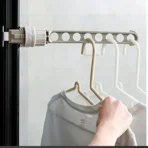 Portable Clothes Drying Rack for Travel Space Saver Window Hanger Creative Wall Mount Indoor Drying Rack for Clothes