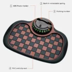 Multifunctional Car Anti-Slip Dashboard Mat Auto Phone Holder (Grid Style) - Image 5