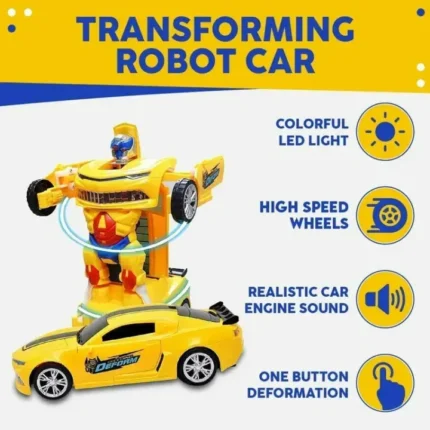 Transformer Robot Car Toy for Kids