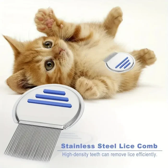 Lice And Nit Egg Free Treatment Professional Stainless Steel Lice Removal Comb - Image 3