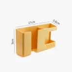 2 In 1 Wall Mounted Mobile Phone Remote Control Storage Box