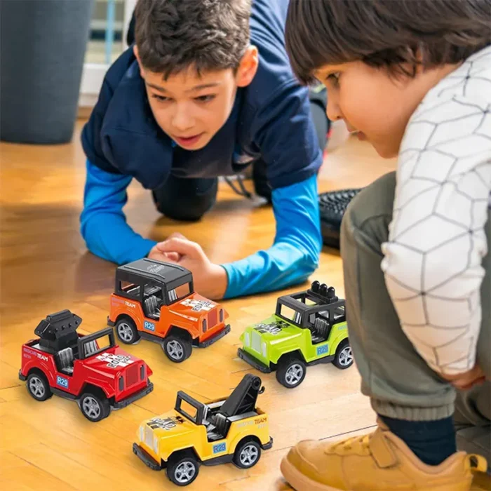 Alloy Die Cast Pull Back Jeep Car Model - Image 2