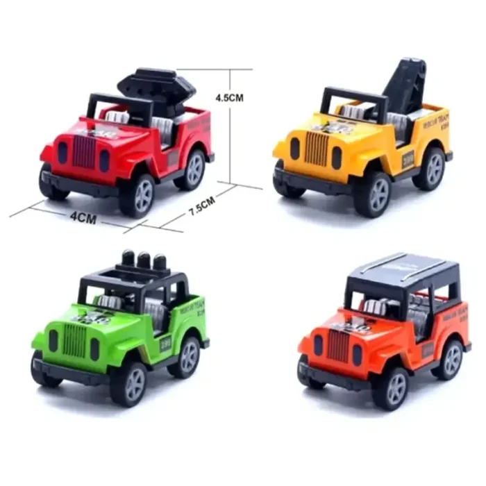 Alloy Die Cast Pull Back Jeep Car Model - Image 3