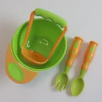 Baby Mash Bowl with Smasher & Spoon - 4Pcs